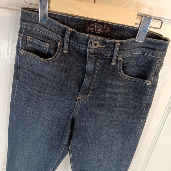 Lucky Brand Bridgette Skinny Dark Wash Blue Jeans Women's Size 26 - Picture 9 of 16